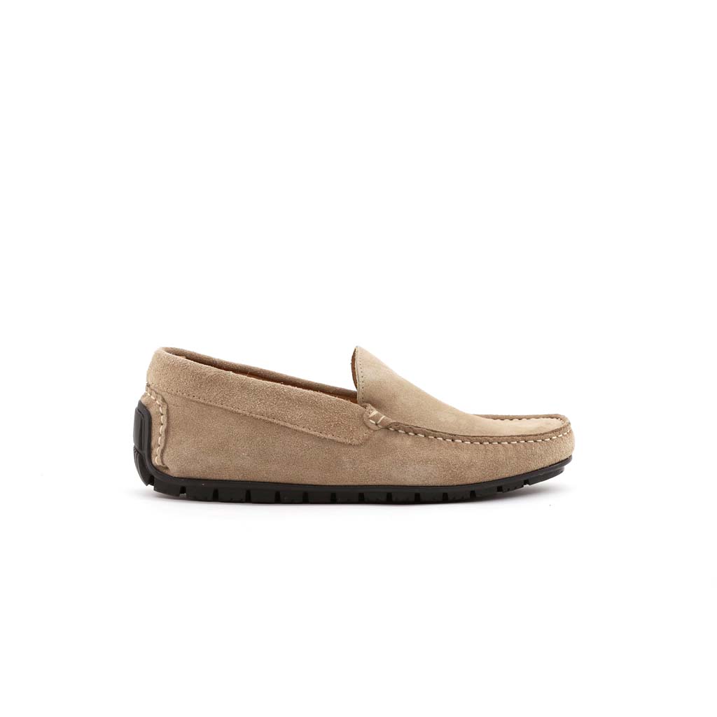 Club Style Mocassino Car Shoe Camoscio Beige